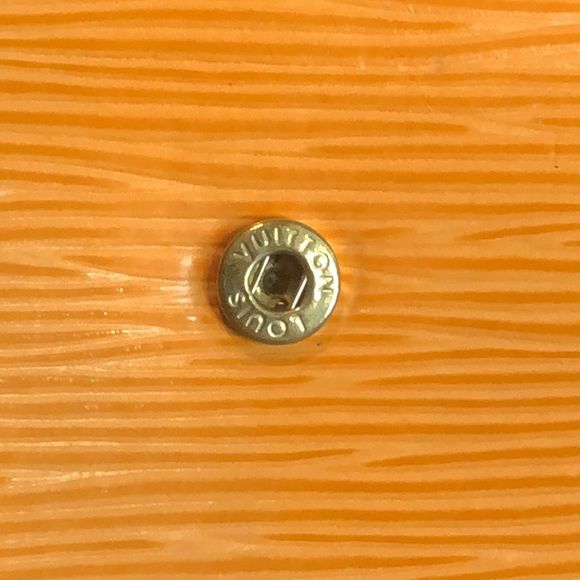 WomLOUIS VUITTON Orange EPI Porte Monnaie Viennois Bifold KissLock Wallet RARE - Picture 15 of 17